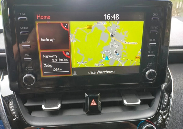 Toyota Corolla cena 91500 przebieg: 32600, rok produkcji 2020 z Tłuszcz małe 436